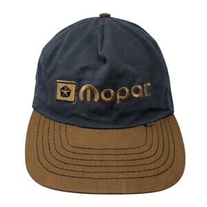 Mopar Chrysler Collection Slideback Hat Blue One Size Embroidered Colorblock